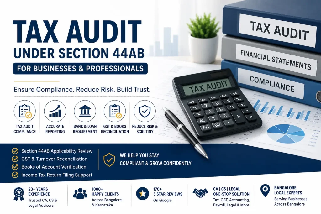 Tax Audit Bangalore for Businesses & Professionals 6 Tax Audit Bangalore