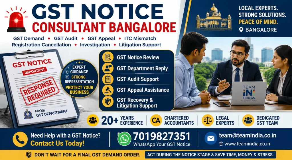 GST Notice Consultant 4 GST Notice Consultant Bangalore
