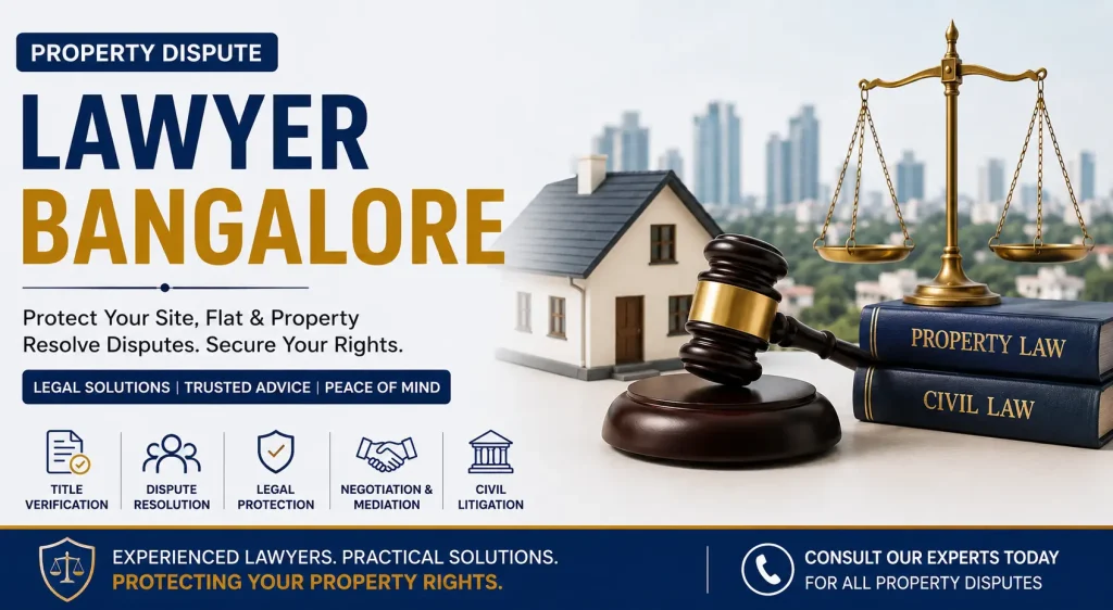 Property Dispute Lawyer Bangalore
