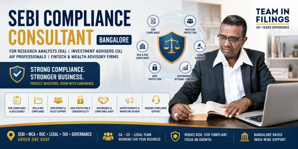 SEBI compliance Consultant