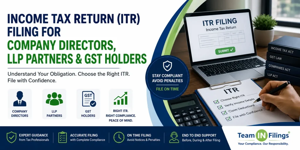 ITR filing for Company Directors